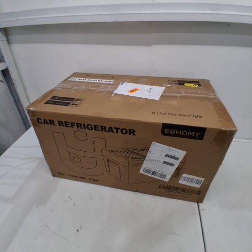 EUHOMY PORTABLE CAR REFRIGERATOR WITH APP CONTROL - 18L - 12V - FROM -4° TO 68°F - BLACK/GREY (MODEL: CFC-18 / CF004-18BL-CAEH) image 5