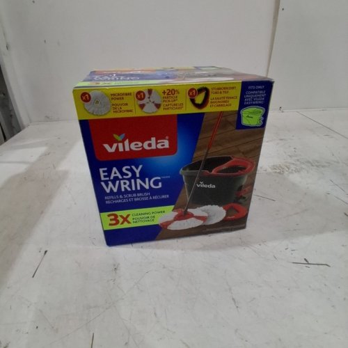 3PC VILEDA EASY WRING MOP REFILLS & SCRUB BRUSH HEAD image 3