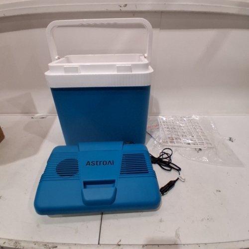 ASTROAI ELECTRIC PORTABLE THERMOELECTRIC CAR COOLER - 26QT - TEAL (MODEL: LY0324A) image 3