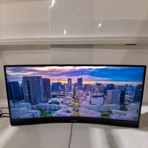 VIEWSONIC 34" ULTRAWIDE QHD 1440P CURVED VIDEO CONFERENCING DOCKING MONITOR - MATTE BLACK - (MODEL: VG3457CV) image 5