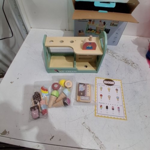 22PC KABI MY LITTLE ICE CREAM PLAYSET - MULTICOLOURED/WOODEN (MODEL : KABI-0176) image 2