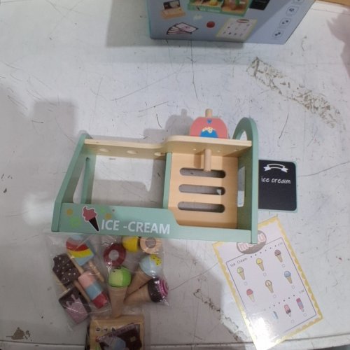 22PC KABI MY LITTLE ICE CREAM PLAYSET - MULTICOLOURED/WOODEN (MODEL : KABI-0176) image 4