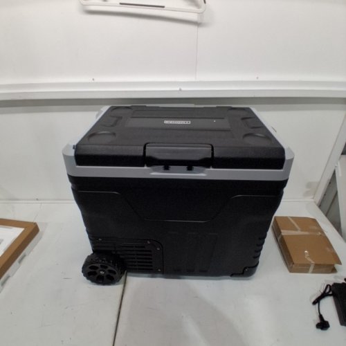 EUHOMY ELECTRIC COOLER CAR REFRIGERATOR - 12V - 53QT - BLACK - (MODEL: CF018-50BL-CAEH) image 3