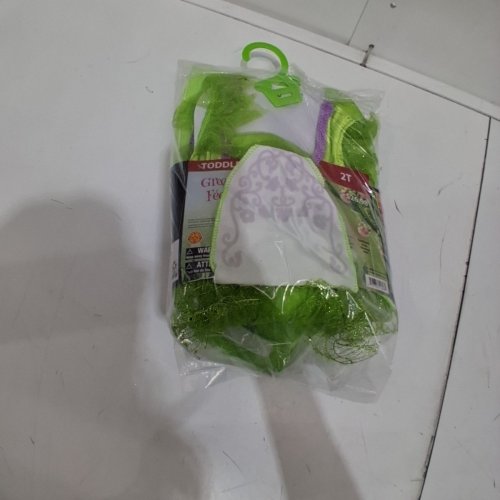 3PC TODDLER GREEN FAIRY COSTUME - 2T - GREEN AND PURPLE (DRESS, HEADBAND, WINGS) image 4