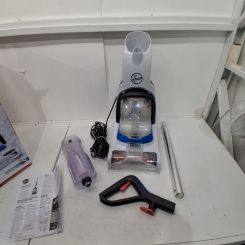 HOOVER CORDED POWERDASH PET COMPACT LIGHTWEIGHT CARPET CLEANER - WHITE/BLUE (MODEL: FH50705VCD) image 3