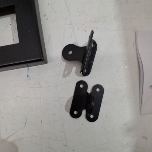 STAINLESS STEEL GLASS MOUNTING CLAMP RAILING FOR 0.39"-0.47" THICKNESS TEMPERED GLASS - 35.83" - BLACK (MODEL: BLLGZ03) image 3