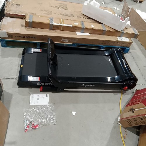 GOPLUS ELECTRIC FOLDING TREADMILL WITH APP CONTROL, BLUETOOTH SPEAKER AND HD TOUCH SCREEN - 3 HP - RED (MODEL:SP37464) image 4