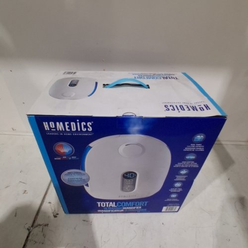 HOMEDICS 120-HOUR COOL MIST, WARM MIST MEDIUM ROOM TABLETOP HUMIDIFIER - 533.SQ.FT - WHITE (MODEL:WM130) image 2