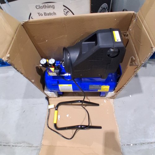 GOODYEAR HORIZONTAL PORTABLE ELECTRIC AIR COMPRESSOR - 150PSI - 8 GAL - BLUE (MODEL:GYC6080S) image 3