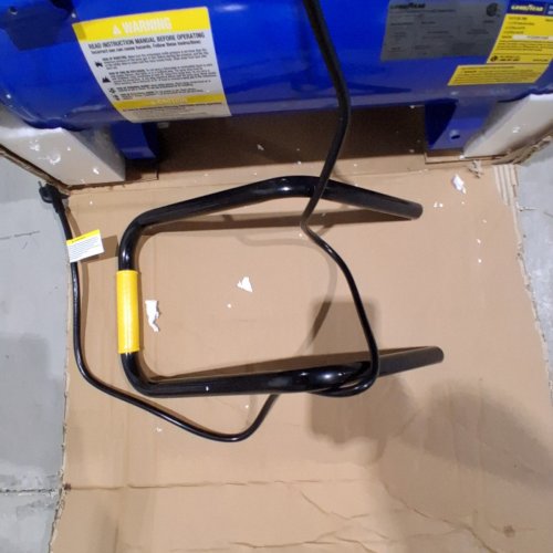 GOODYEAR HORIZONTAL PORTABLE ELECTRIC AIR COMPRESSOR - 150PSI - 8 GAL - BLUE (MODEL:GYC6080S) image 4
