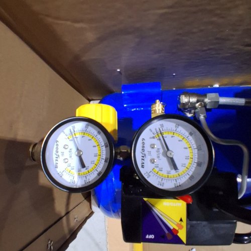 GOODYEAR HORIZONTAL PORTABLE ELECTRIC AIR COMPRESSOR - 150PSI - 8 GAL - BLUE (MODEL:GYC6080S) image 5