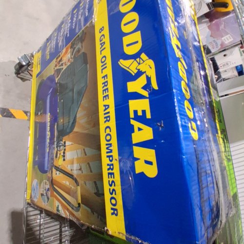 GOODYEAR HORIZONTAL PORTABLE ELECTRIC AIR COMPRESSOR - 150PSI - 8 GAL - BLUE (MODEL:GYC6080S) image 8