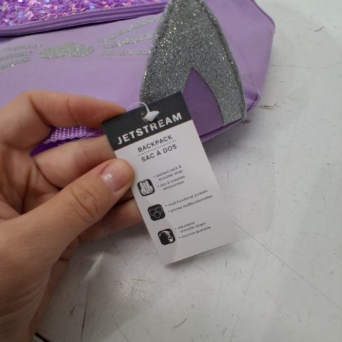 JETSTREAM SEQUIN CAT-EAR BACKPACK - PURPLE image 3