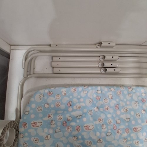 MINOBUB ADJUSTABLE HEIGHTS BABY BASSINET BEDSIDE SLEEPER - 35" X 21" - KHAKI (MODEL: PX001) image 3