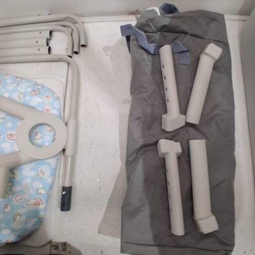 MINOBUB ADJUSTABLE HEIGHTS BABY BASSINET BEDSIDE SLEEPER - 35" X 21" - KHAKI (MODEL: PX001) image 4