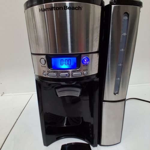 HAMILTON BEACH BREWSTATION PROGRAMMABLE COFFEE MAKER - 12 CUPS - BLACK (MODEL: 47900) image 2