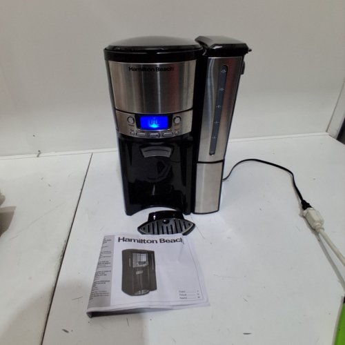 HAMILTON BEACH BREWSTATION PROGRAMMABLE COFFEE MAKER - 12 CUPS - BLACK (MODEL: 47900) image 3
