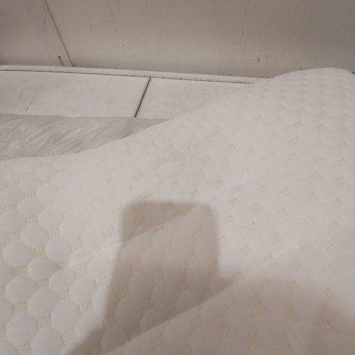 GOOD SLEEP NECK PROTECTION ORTHOPEDIC PILLOW - STANDARD - WHITE / BLUE image 3