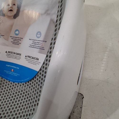 ANGELCARE BABY BATH SUPPORT - 0 TO 6M/20LBS MAX - GREY/WHITE (MODEL: ‎ST-01-PK-CA / I000545) image 3