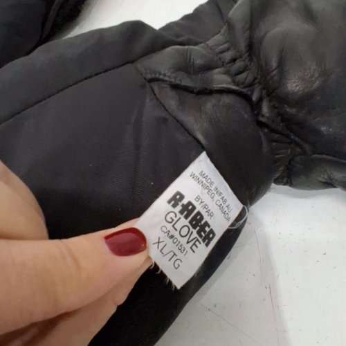 MEN'S RABER ARCTIC GAUNTLET MITT WITH DETACHABLE LINING - EXTRA LARGE - BLACK image 4