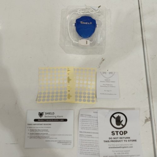 SHIELD PRIME BEDWETTING ALARM FOR DEEP SLEEPERS TO STOP NIGHTTIME BEDWETTING - ROYAL BLUE (MODEL: TSP40B) image 3