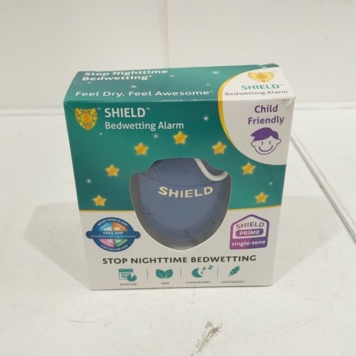 SHIELD PRIME BEDWETTING ALARM FOR DEEP SLEEPERS TO STOP NIGHTTIME BEDWETTING - ROYAL BLUE (MODEL: TSP40B) image 4