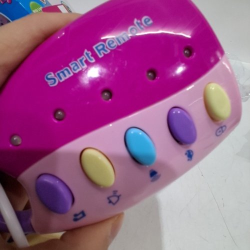 KIDS BATTERY TOY CAR KEY REMOTE - PINK/YELLOW (ITEM: 1025) image 5