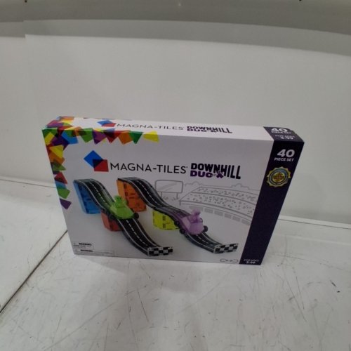 40PC MAGNA-TILES DOWNHILL DUO MAGNETIC CONSTRUCTION SET - MULTICOLOUR (MODEL: 23840) image 3