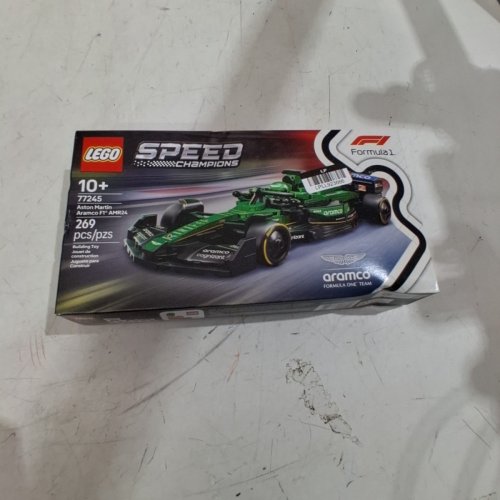 269PC LEGO SPEED CHAMPIONS ASTON MARTIN ARAMCO F1 AMR24 RACE CAR TOY - 10+ YEARS (MODEL:77245) image 2
