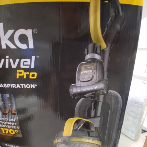 EUREKA MAXSWIVEL PRO UPRIGHT VACUUM CLEANER - 120 V - BLACK / YELLOW (MODEL: NEU350C) image 6