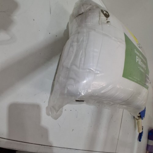 2PK GO GREEN POLYESTER PILLOWS - QUEEN SIZE - WHITE image 3