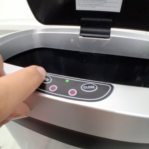 FDW MOTION SENSOR TOUCHLESS LID GARBAGE CAN - 50 LITRE - SILVER (MODEL: TC1350R-SS ) image 2