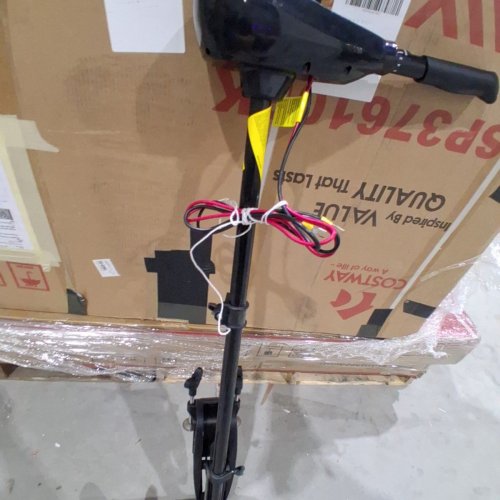 COSTWAY FRESHWATER TRANSOM MOUNTED TROLLING MOTOR - 46LBS - 36" SHAFT - BLACK (MODEL: OP2018) image 4