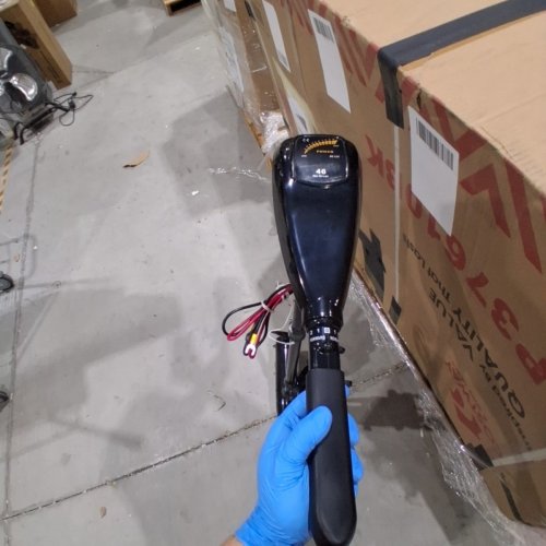 COSTWAY FRESHWATER TRANSOM MOUNTED TROLLING MOTOR - 46LBS - 36" SHAFT - BLACK (MODEL: OP2018) image 5