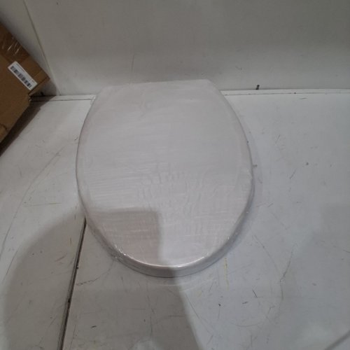 GARVEE SOFT CLOSE HINGE NON-SLIP ELONGATED TOILET SEAT - 18.5" - WHITE (MODEL: PH0_16EXDA3Y) image 2