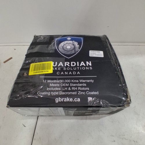 2PC GUARDIAN FRONT BRAKE ROTORS FORD C-MAX 2013-2018 / ESCAPE 2013-2019 - ZINC COATED (MODEL: BOG4WB9B56) image 5