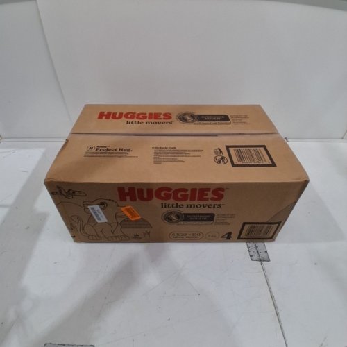 150PK HUGGIES LITTLE MOVERS DIAPERS - SIZE 4 - WHITE image 2