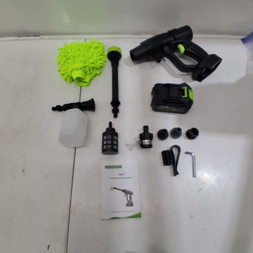 YKYI 6-IN-1 CORDLESS PRESSURE WASHER - 3GPM 1200PSI - BLACK/GREEN image 5