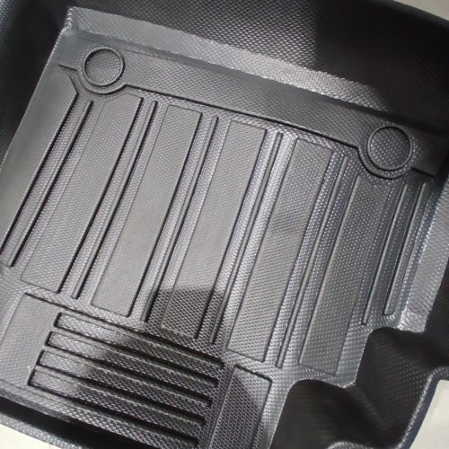 4PC JDAYMAT TPE ALL-WEATHER FLOOR MAT & CARGO/TRUNK LINER SET FOR CHEVROLET BLAZER 2019-25 MODELS - BLACK image 6