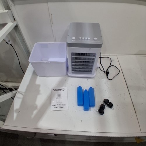 PORTABLE 4-IN-1 AIR CONDITIONER WITH ICEPACKS & 3 SPEEDS- 12L TANK - 65W - WHITE/BLACK (MODEL: GDS-620) image 3