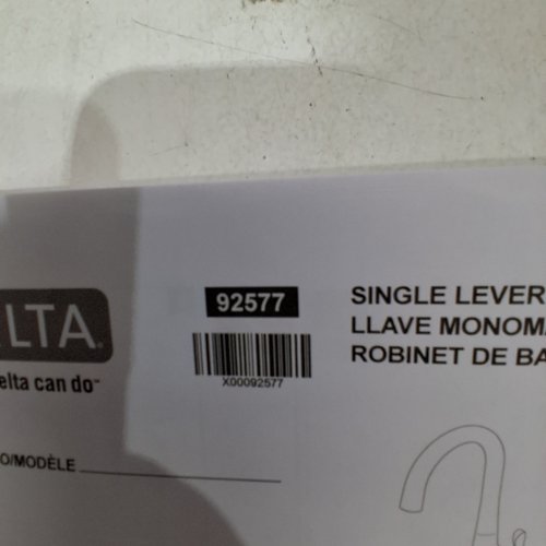 DELTA SINGLE LEVER FAUCET - CHROME image 2