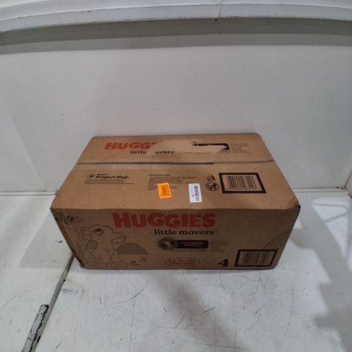 6 (25PK) HUGGIES LITTLE MOVERS DIAPERS - SIZE 4 - WHITE (TOTAL 150) image 2
