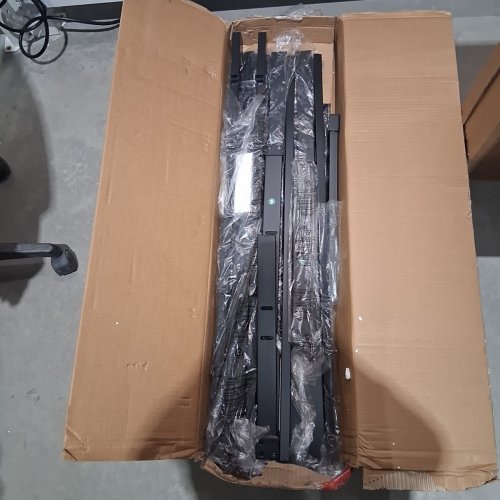 METAL PLATFORM BED FRAME - KING - 18" - BLACK (MODEL: YC-005-K) image 2