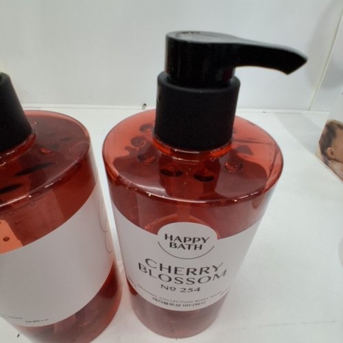 2PK HAPPY BATH PERFUMED BODY WASH - CHERRY BLOSSOM - 883ML/EACH image 3