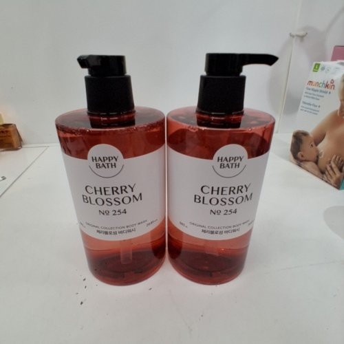 2PK HAPPY BATH PERFUMED BODY WASH - CHERRY BLOSSOM - 883ML/EACH image 4