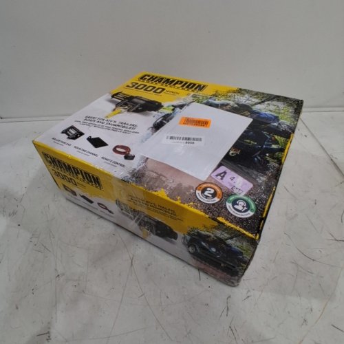 CHAMPION POWER EQUIPMENT POWER WINCH KIT WITH 3000LB CAPACITY - 1.3HP, 12V DC - BLACK (MODEL: 13004) image 5