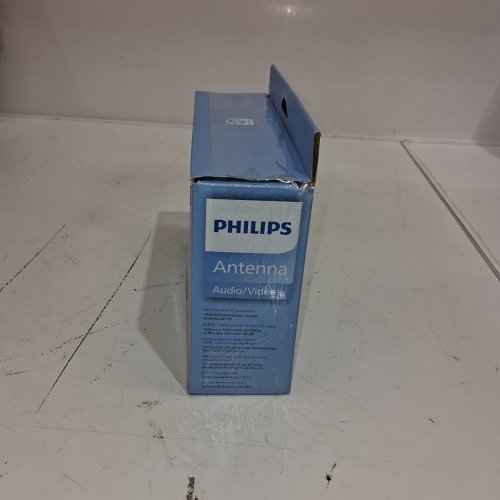 PHILIPS TABLETOP MODERN LOOP RABBIT EAR INDOOR HDTV TELEVISION ANTENNA W/ 15" EXTENDABLE DIPOLES - SMART TV COMPATIBLE - 1080P VHF UHF - 4K READY (MODEL: ‎SDV7114A/27) image 3