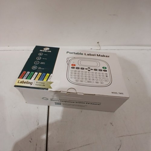 RONGTA LABEL MAKER MACHINE WITH QWERTY KEYBOARD - 12MM PORTABLE LABELER - GREY (MODEL: TM95) image 4