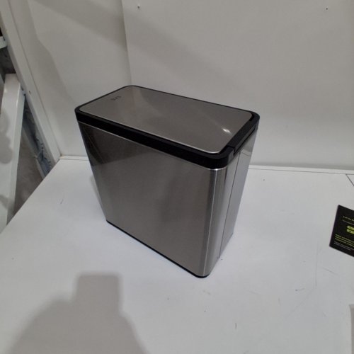 EKO SLIM BATHROOM STEP TRASH CAN WITH REMOVABLE INNER BUCKET - 6L - STAINLESS STEEL image 4