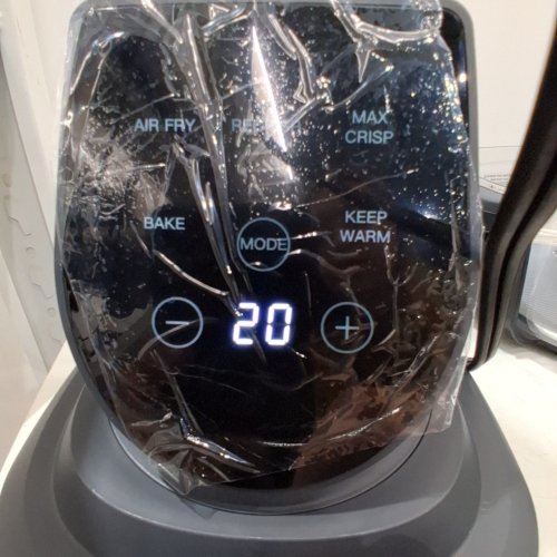 TIXIXC DUAL BASKET AIR FRYER - 120V -1500W - 4QT/ 6CUP - BLACK (MODEL: AF-40) image 2